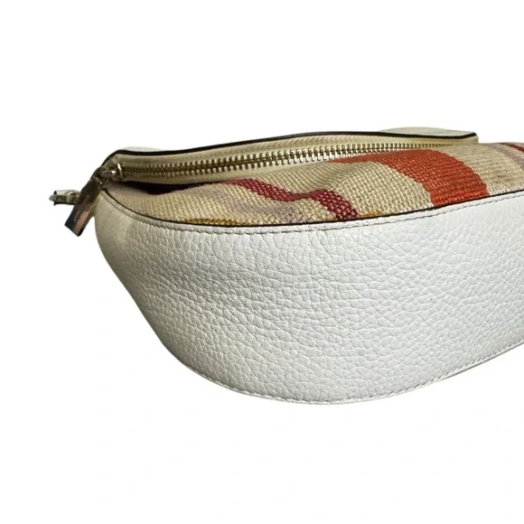 Kate Spade Leila White and Pink Crossbody Bag